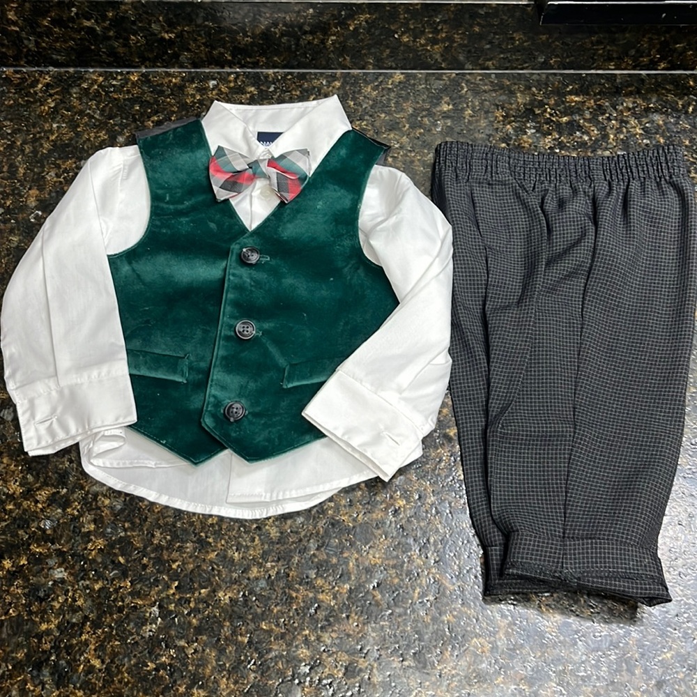 Nautica 4 Piece Holiday Set Infant Boy size 12M